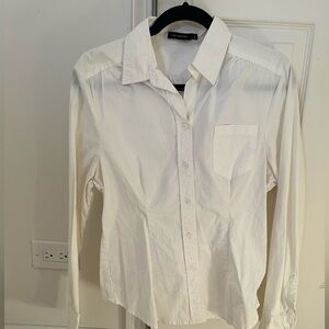 The Limited White Shirt Button Down Sz L